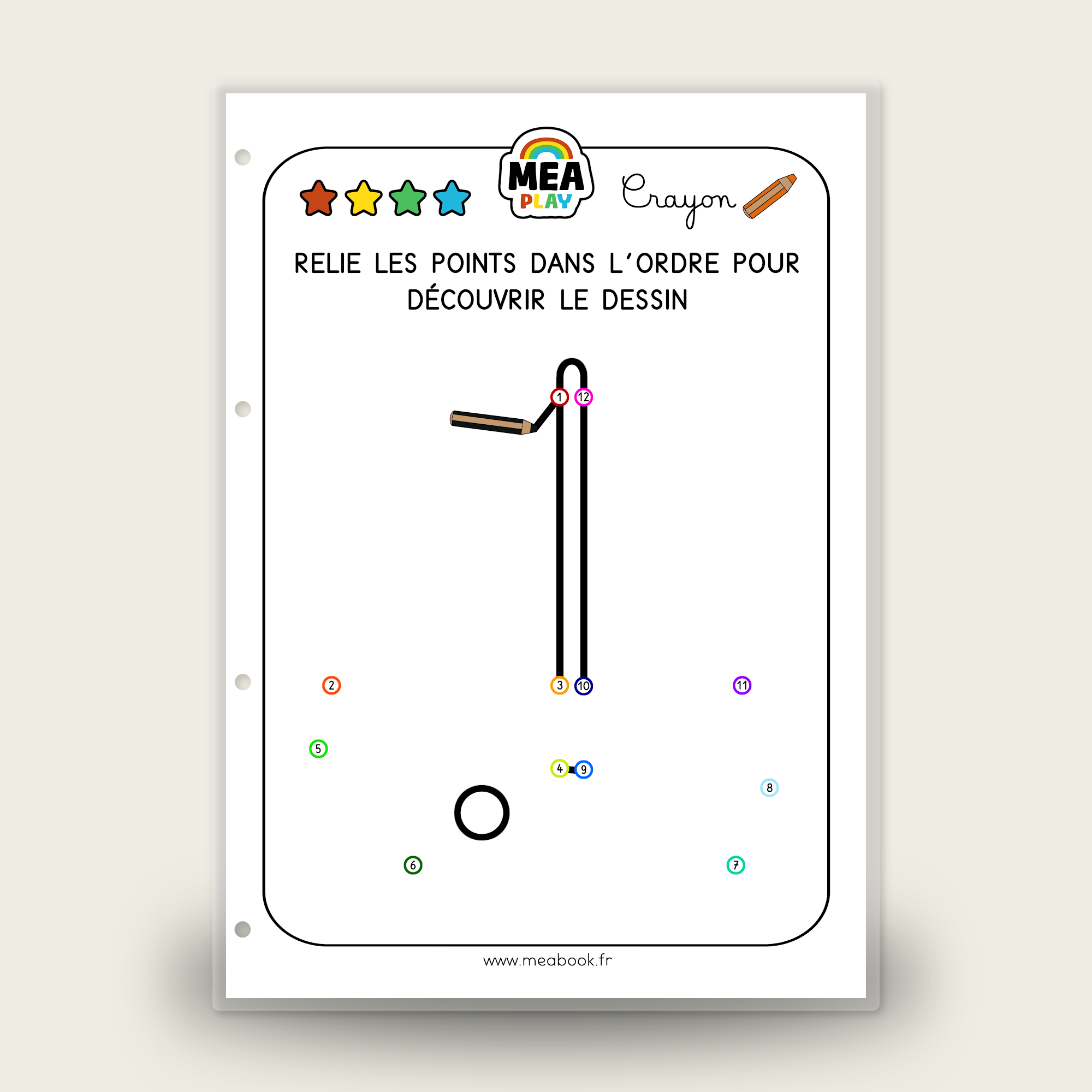 🌈 MEA Play ⛵ Dessin numéroté bateau