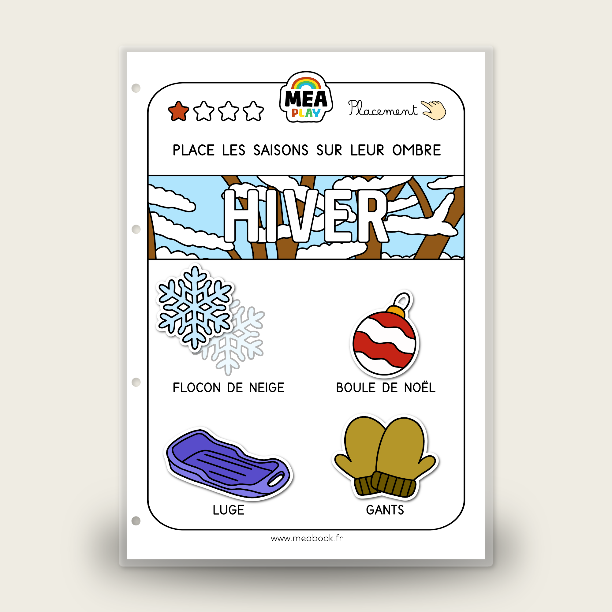 🌈 MEA Play ❄️ Saisons hiver