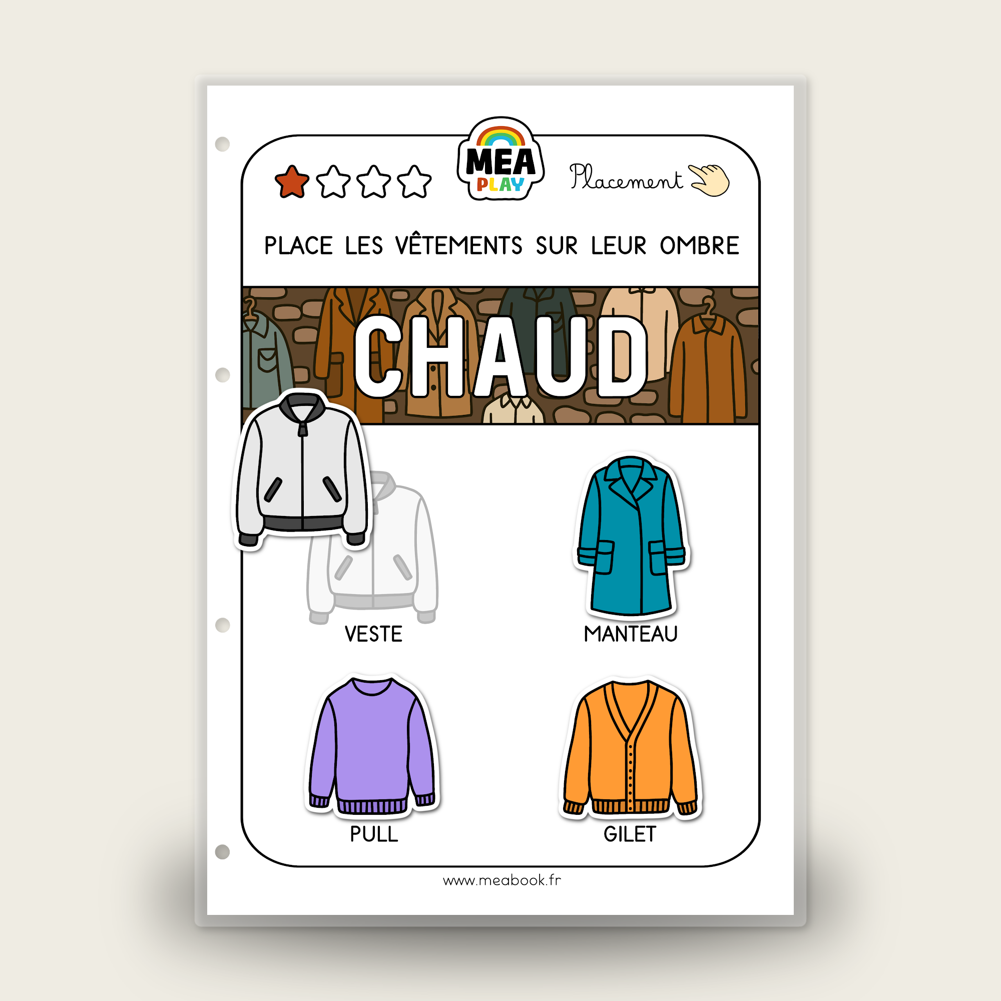 🌈 MEA Play 🧥 Vêtements chaud