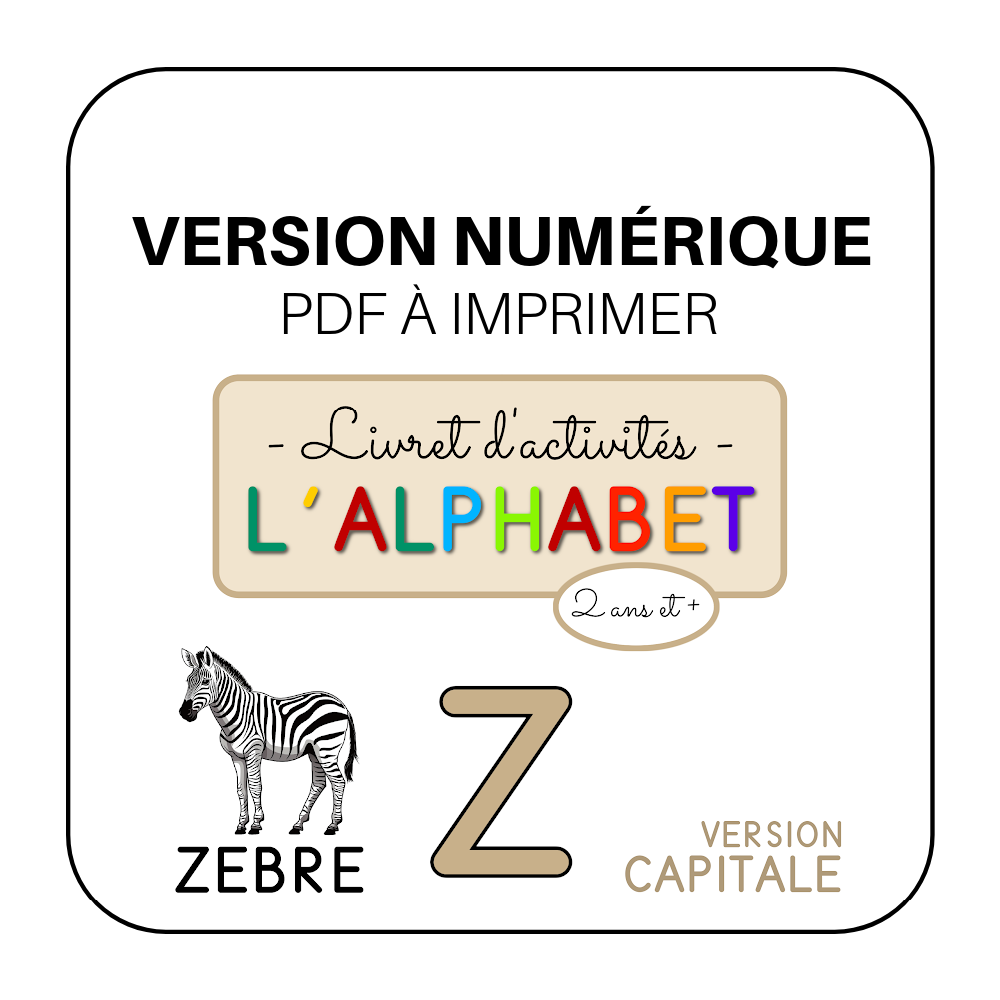 PDF 🔠 L'alphabet version capitale