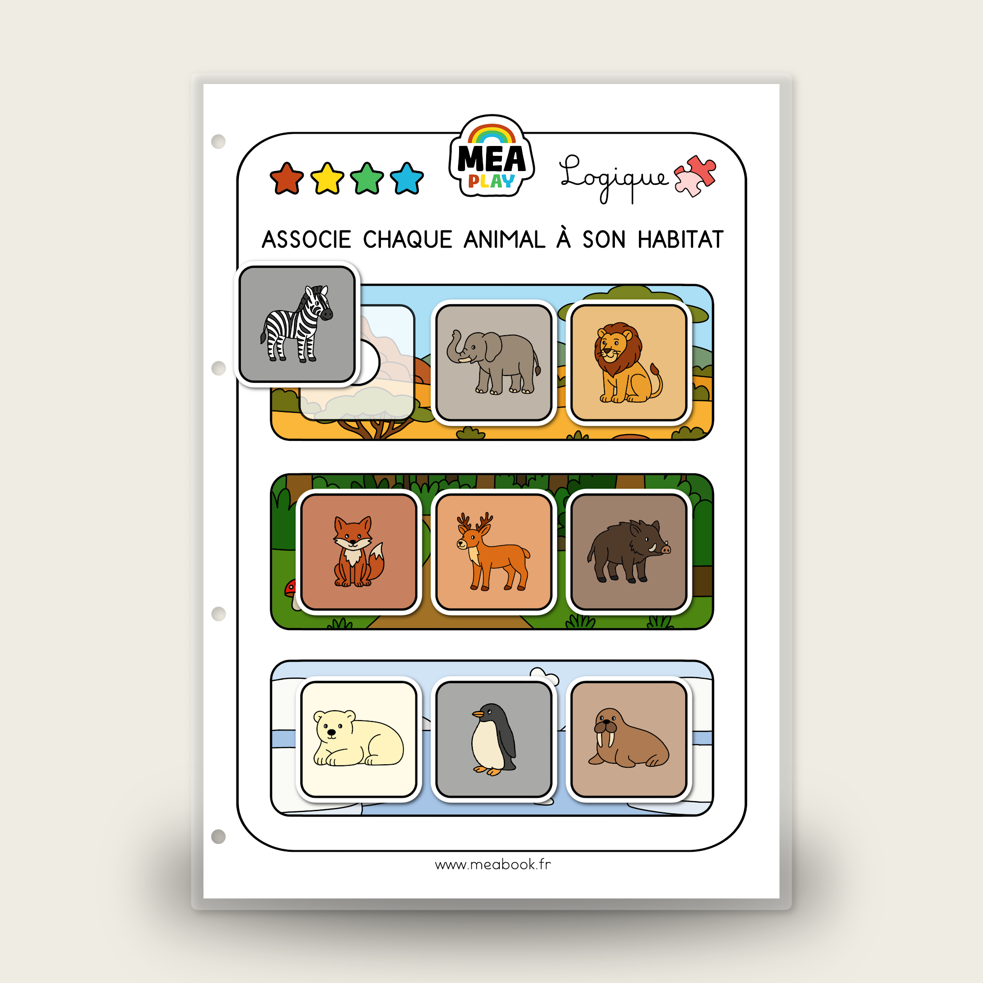 🌈 MEA Play 🐾 Habitat animaux