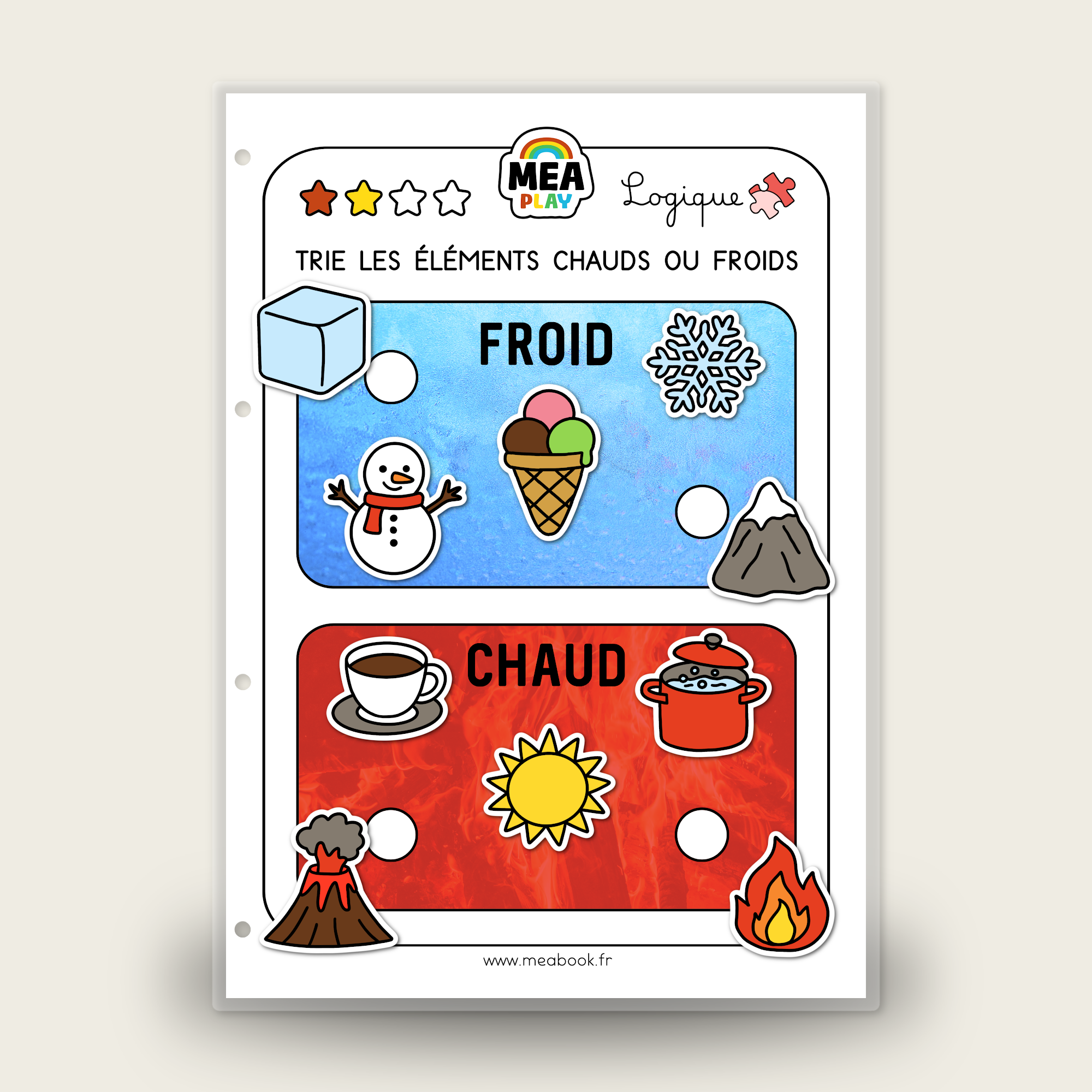🌈 MEA Play ♨️ Tri chaud froid