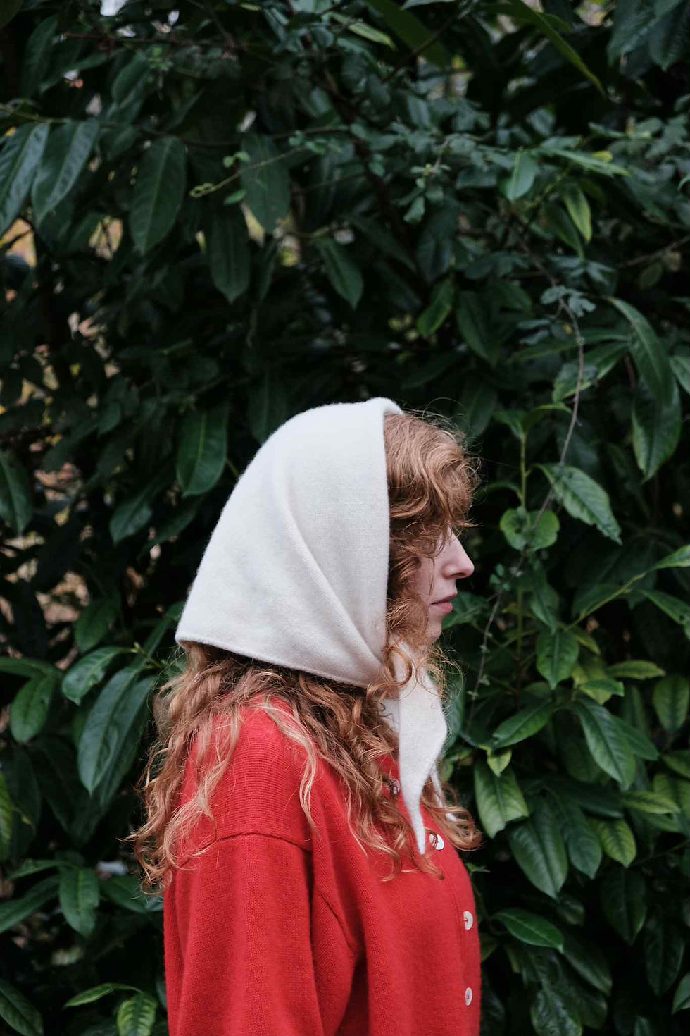 Thumbnail: cashmere triangle scarf