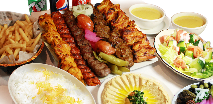 Arranged Food and Objects