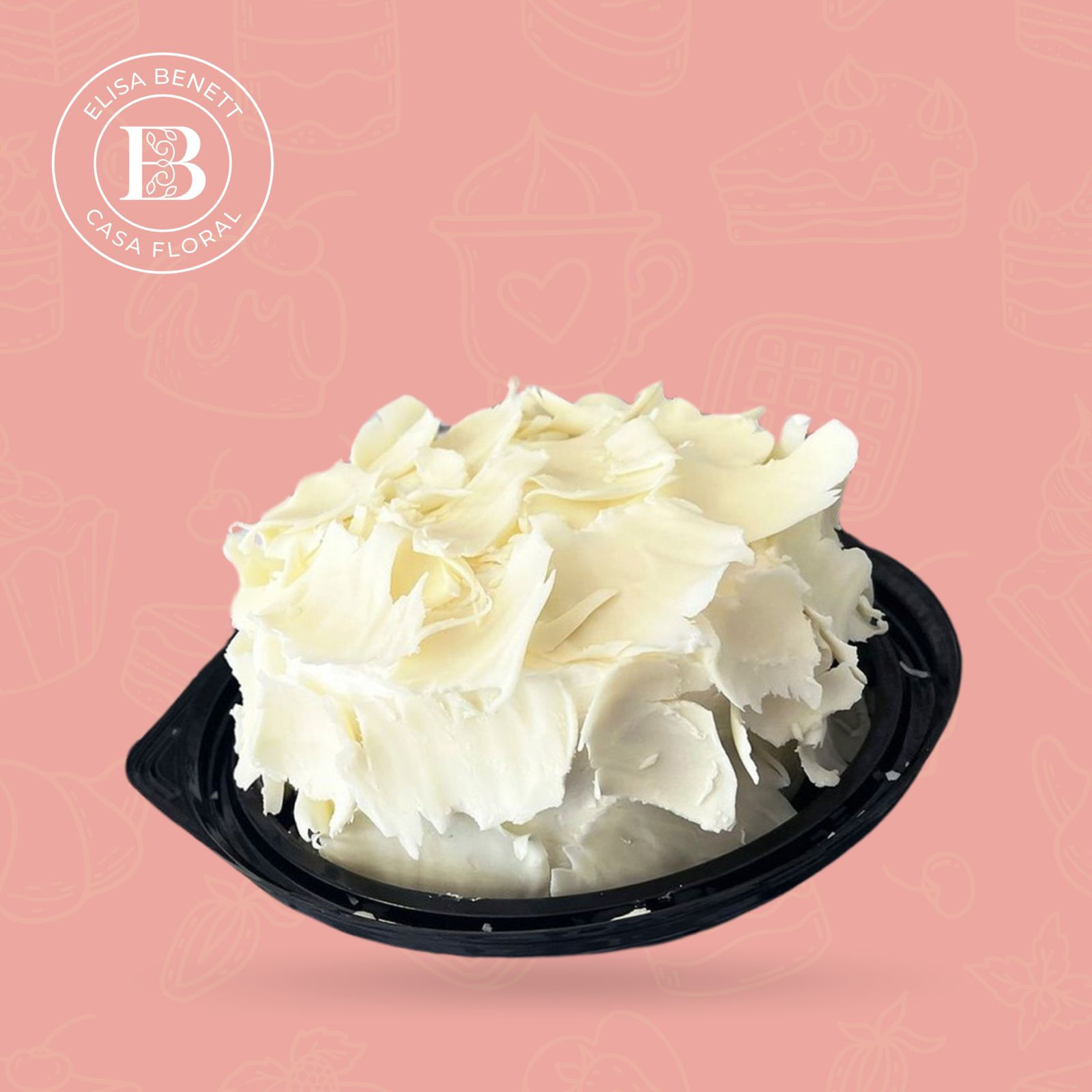 Pastel individual de naranja