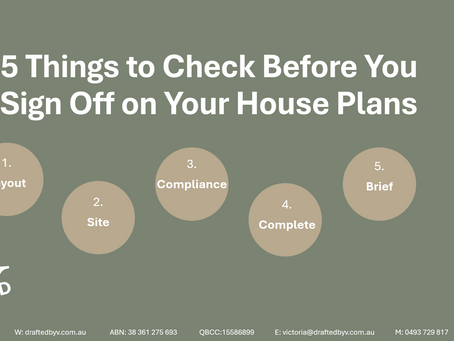 5 Things to Check Before You Sign Off on Your House Plans