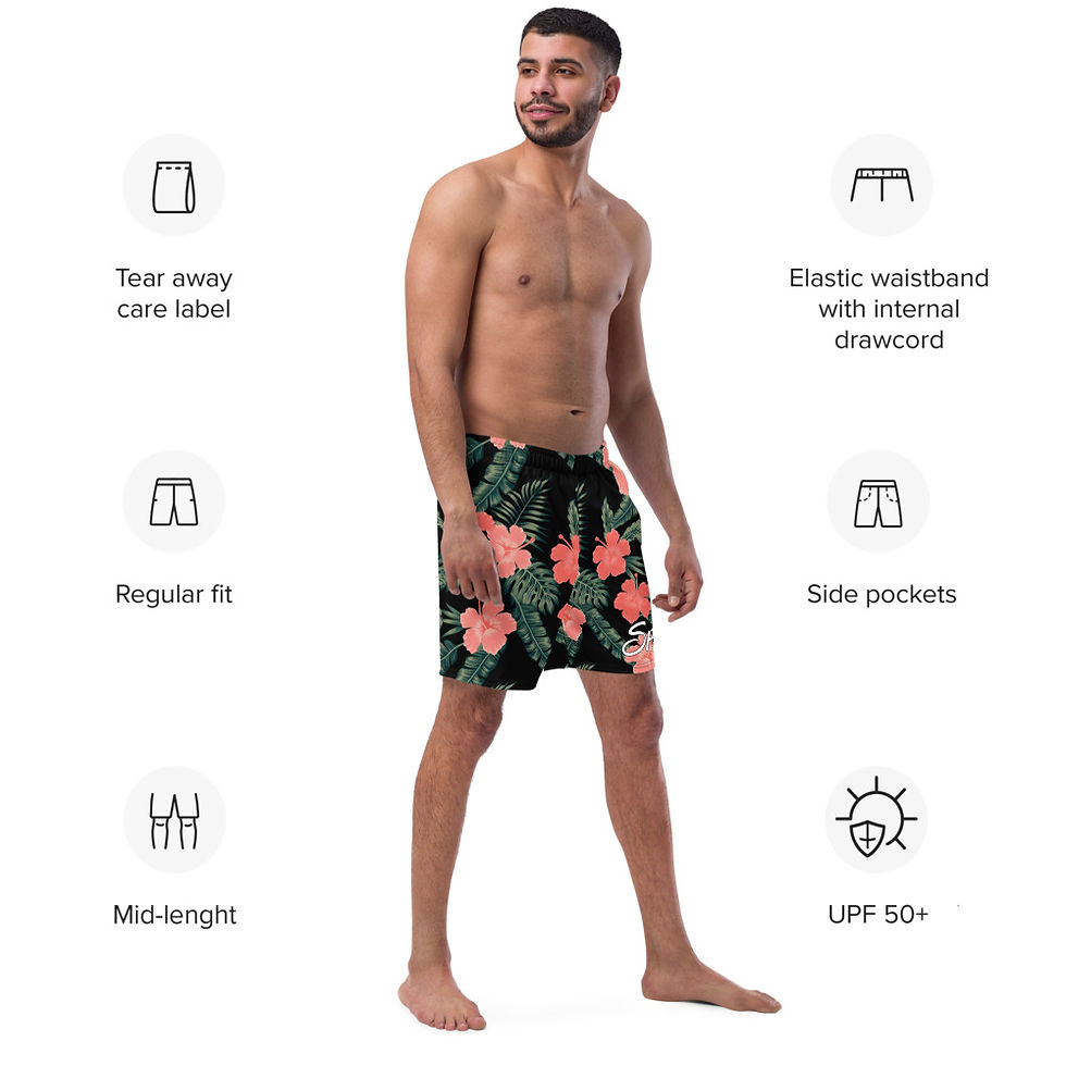 Thumbnail: SPLY Brand - Colorful Floral Days Swim Shorts