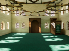 ankara!da cami içi doğal aydınlatma