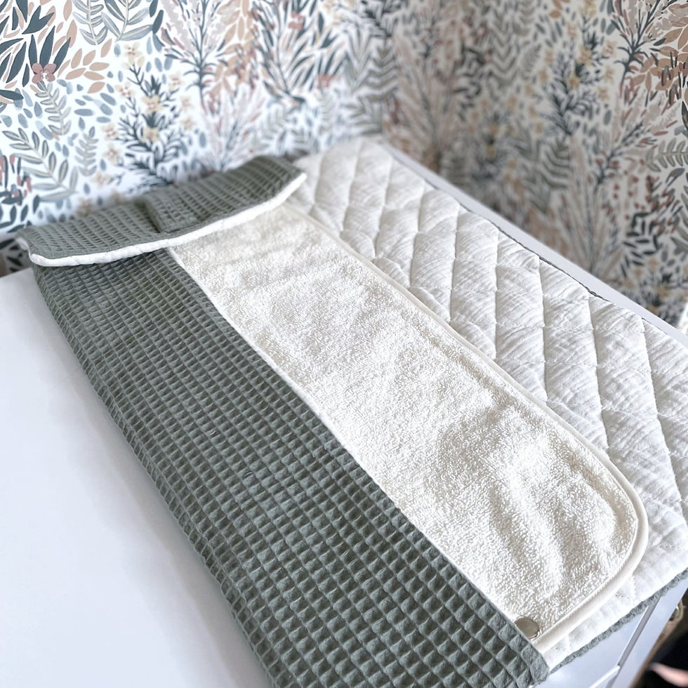 Miniature : Tapis à langer nomade en nid d'abeille