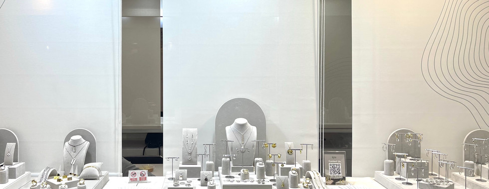 Showpieces at Regal Jewelry's booth.
