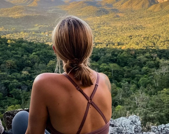 Photo of Maiken, a solo travel content creator, who, with our social media and branding services, landed her first brand collaboration in Norway.