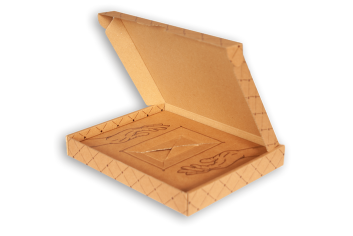 Geschenkdoosje in kraft