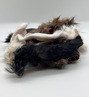 Dehydrated Rabbit Ears - With Fur