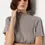 Thumbnail: 2-Pack 100% Cotton Basic Stand Up Collar Knitted T-Shirt