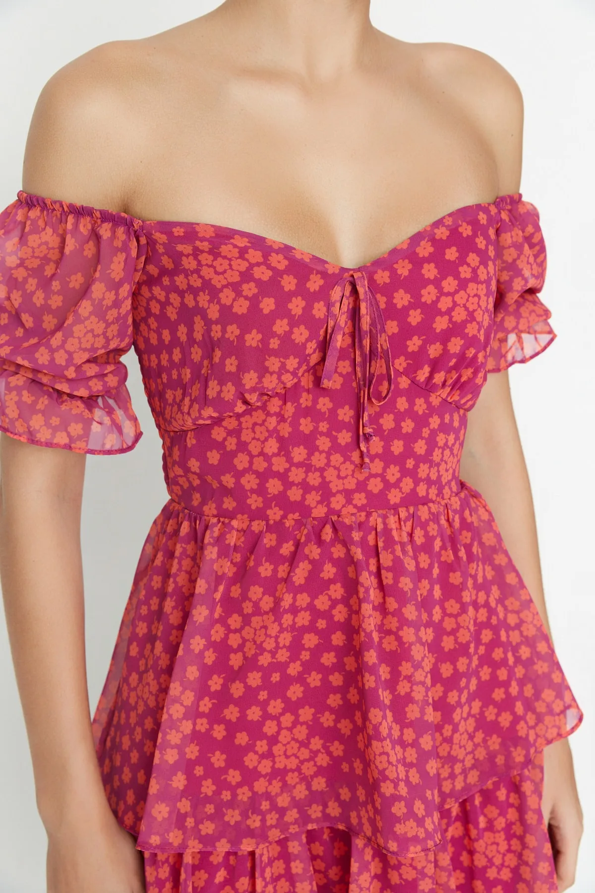 Thumbnail: Multicolored Ruffle Dress