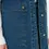Thumbnail: Shirt Collar Pocket Detailed 100% Cotton Denim Vest Jacket