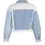 Thumbnail: Blue Color Block Denim Jacket