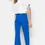 Thumbnail: High Waist Rib Stitched Trousers