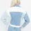 Thumbnail: Blue Color Block Denim Jacket