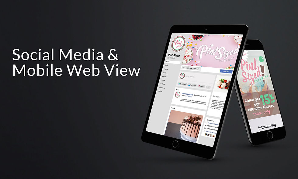 smart phone & tablet view