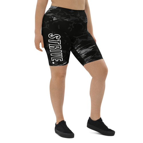 Strive Biker Shorts - Onyx | Marzare LLC