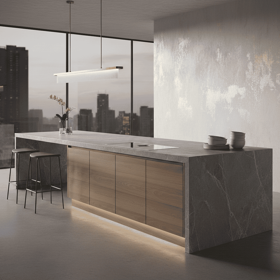 薄板磁磚中島範例