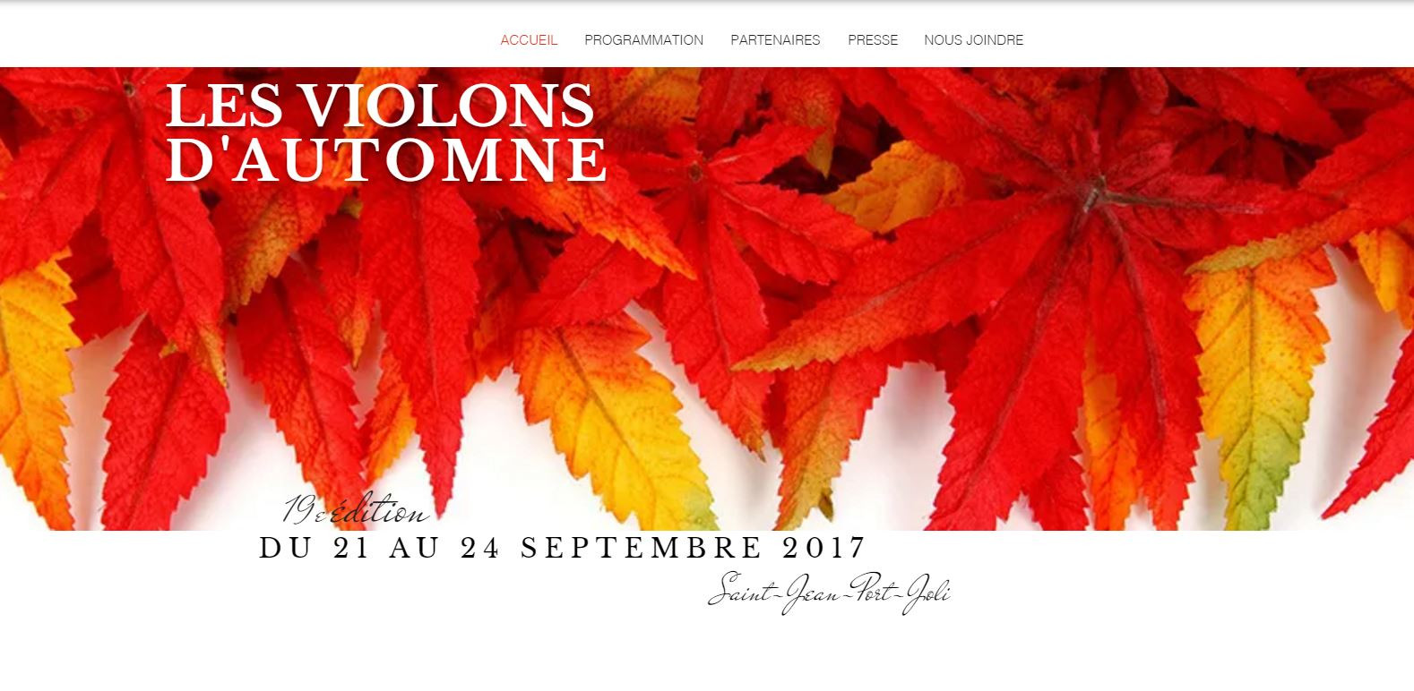 Les Violons d'automne