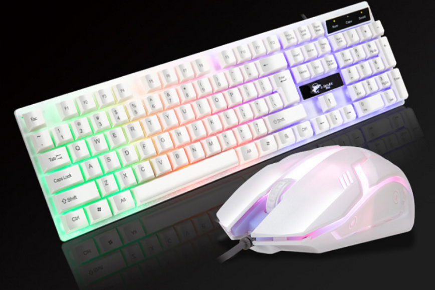 White RGB Gaming Keyboard