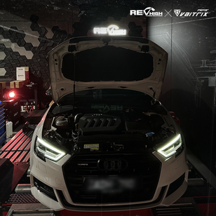 2017 Audi A3 1.8L with a MG1 ECU Dyno Tune Package