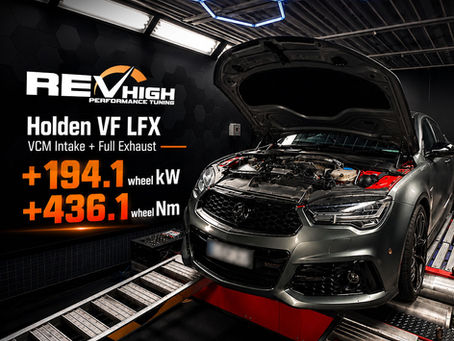 Holden VF LFX Dyno Tune – VCM Intake & Full 3-Inch Exhaust
