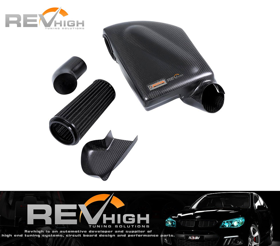 BMW E70 X5 35i N55B30 carbon fiber airbox Performance cold air intake
