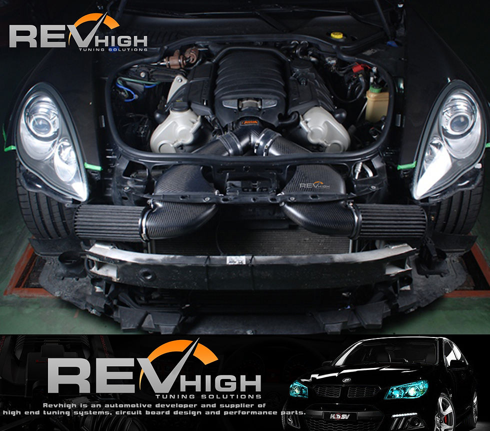 Thumbnail: Porsche Panamera 3.6 V6 carbon fiber airbox Performance cold air intake filt