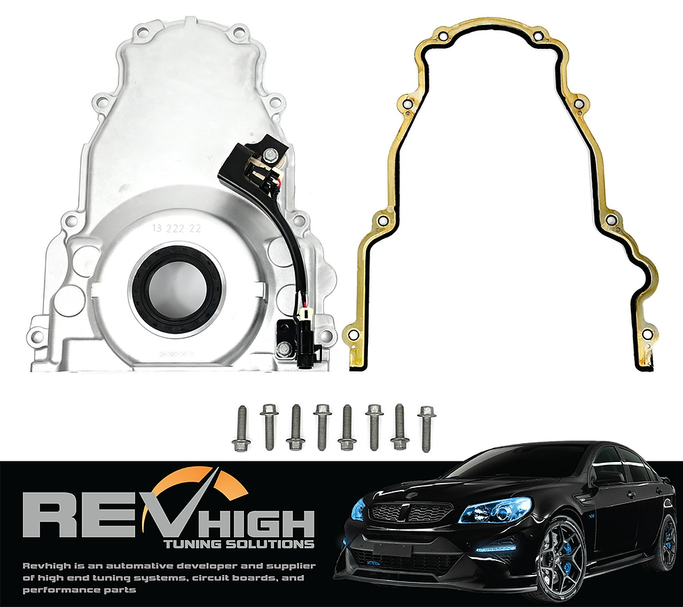GM LS2 LS3 Timing Cover w/ Camshaft Position Sensor Timing Cover Gasket HoldenV8