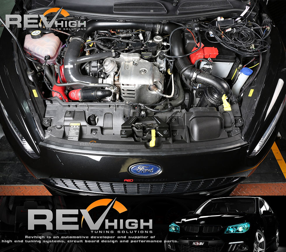 Thumbnail: Ford Fiesta 1.0T carbon fiber airbox Performance cold air intake filter