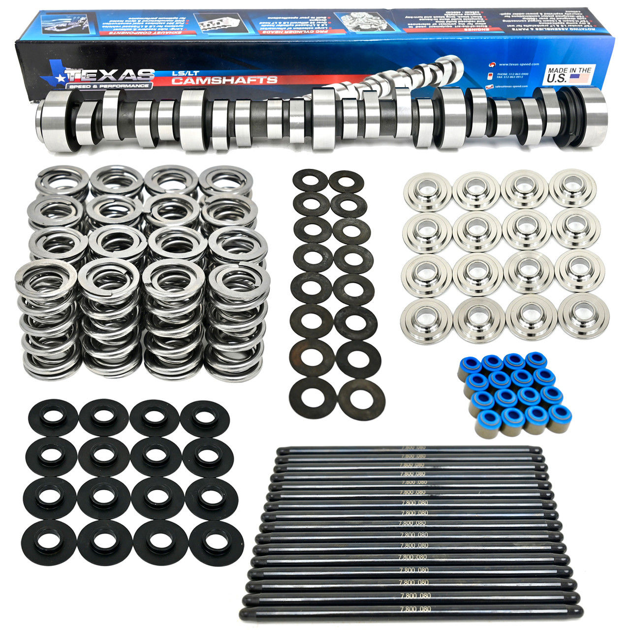 TSP Texas Speed LS7 BFD Chop Monster Camshaft Cam Kit for 7.0 Square Port Heads