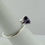 Thumbnail: Amethyst Ring, 8 x 6mm in Sterling Silver