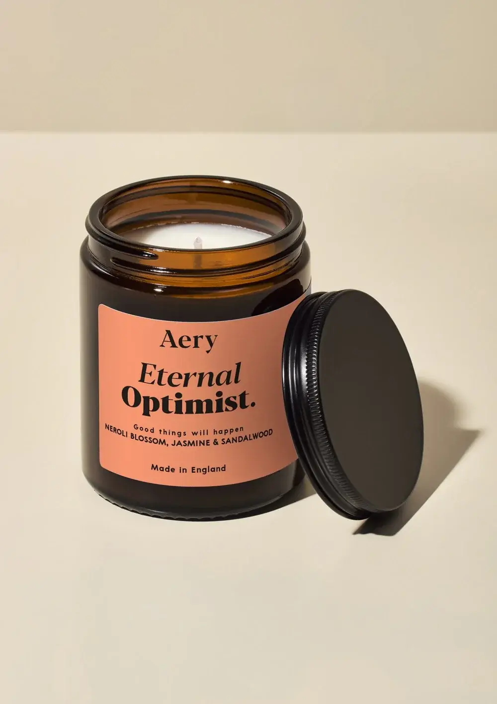 Aery Eternal Optimist Scented Jar Candle - Neroli Blossom Jasmin and Sandalwood