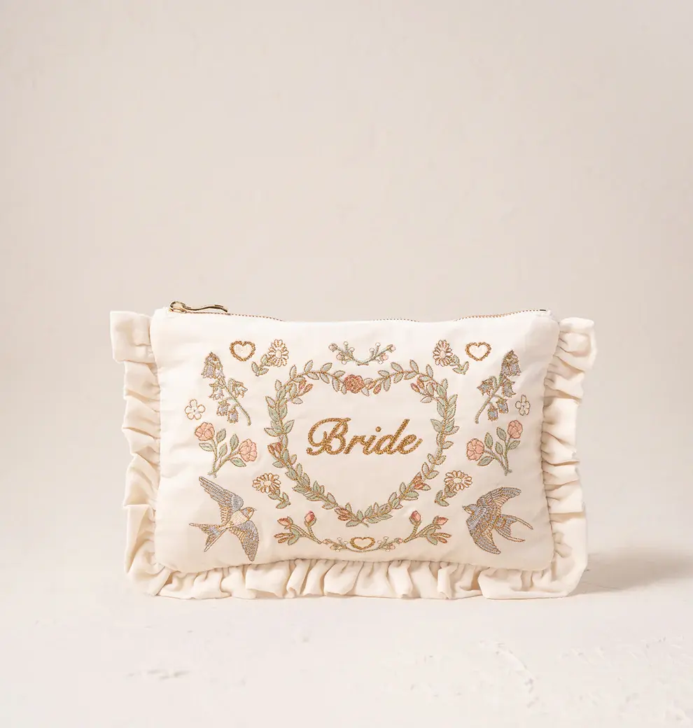 Elizabeth Scarlett Earth Goddess Bride Frill Pouch