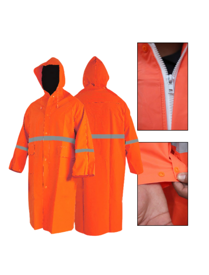 Gabardina impermeable Naranja.png