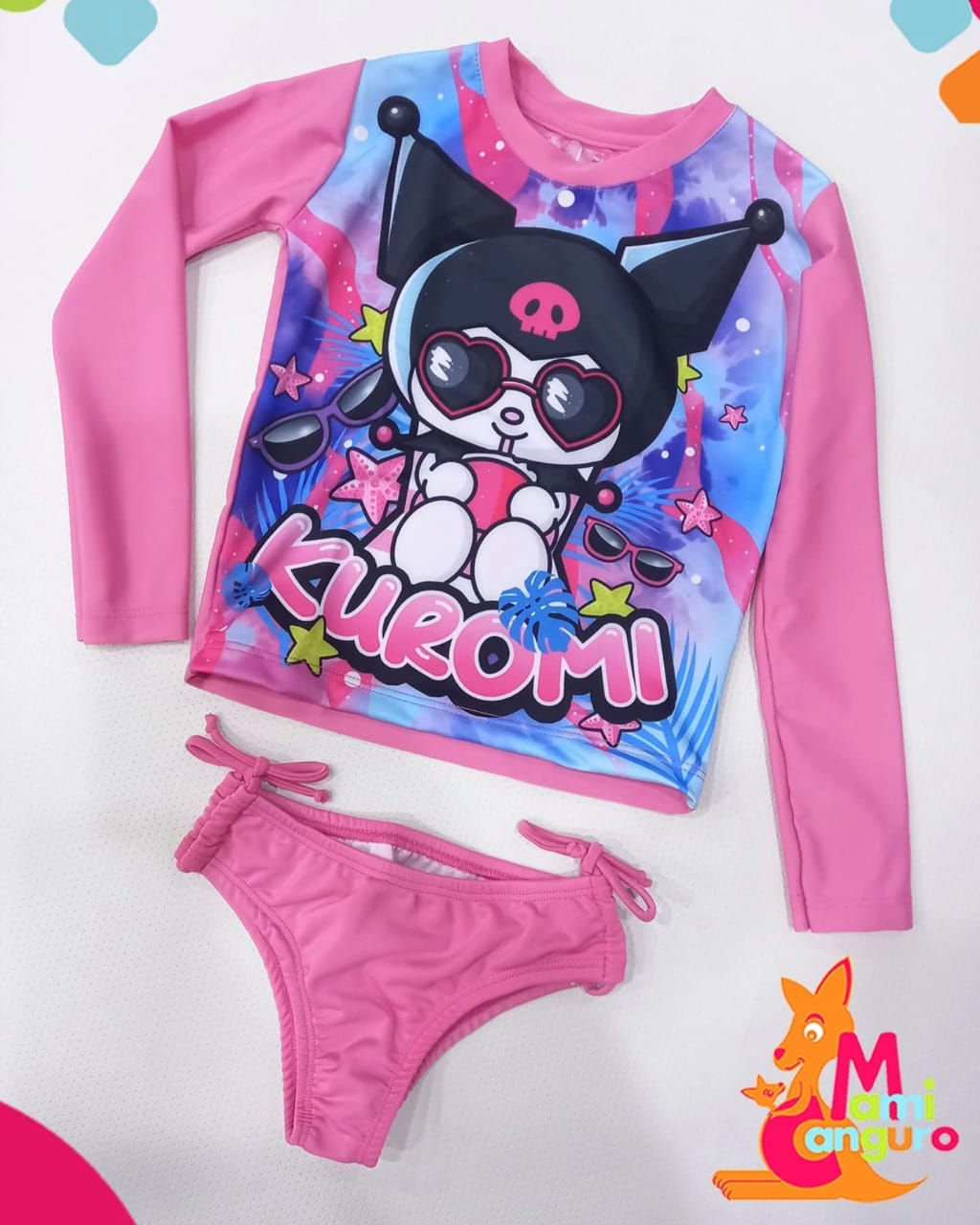 Traje de baño manga larga de kuromi 