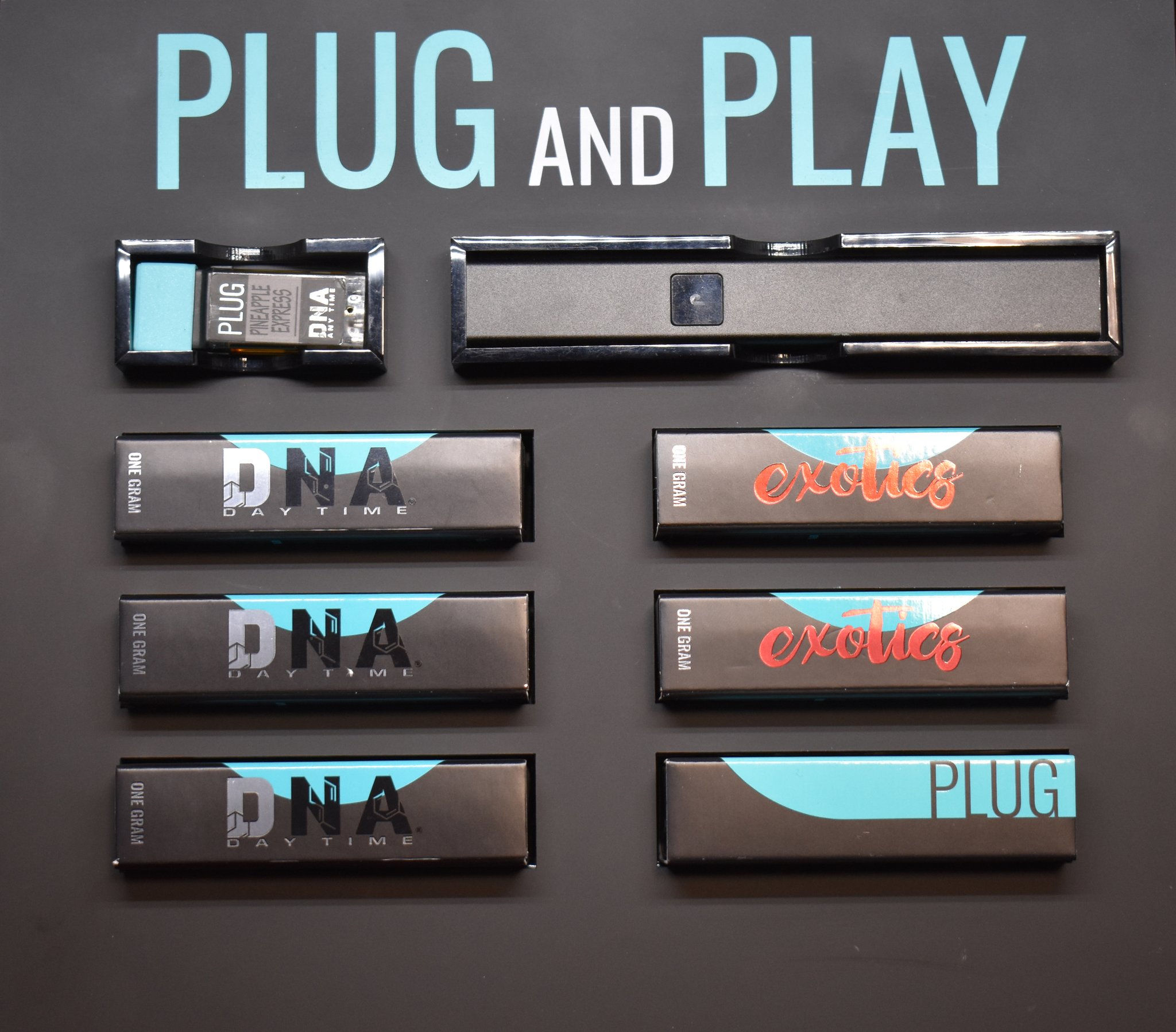 Plug Play 1 Gram Vap Cartridges - 7 Strains