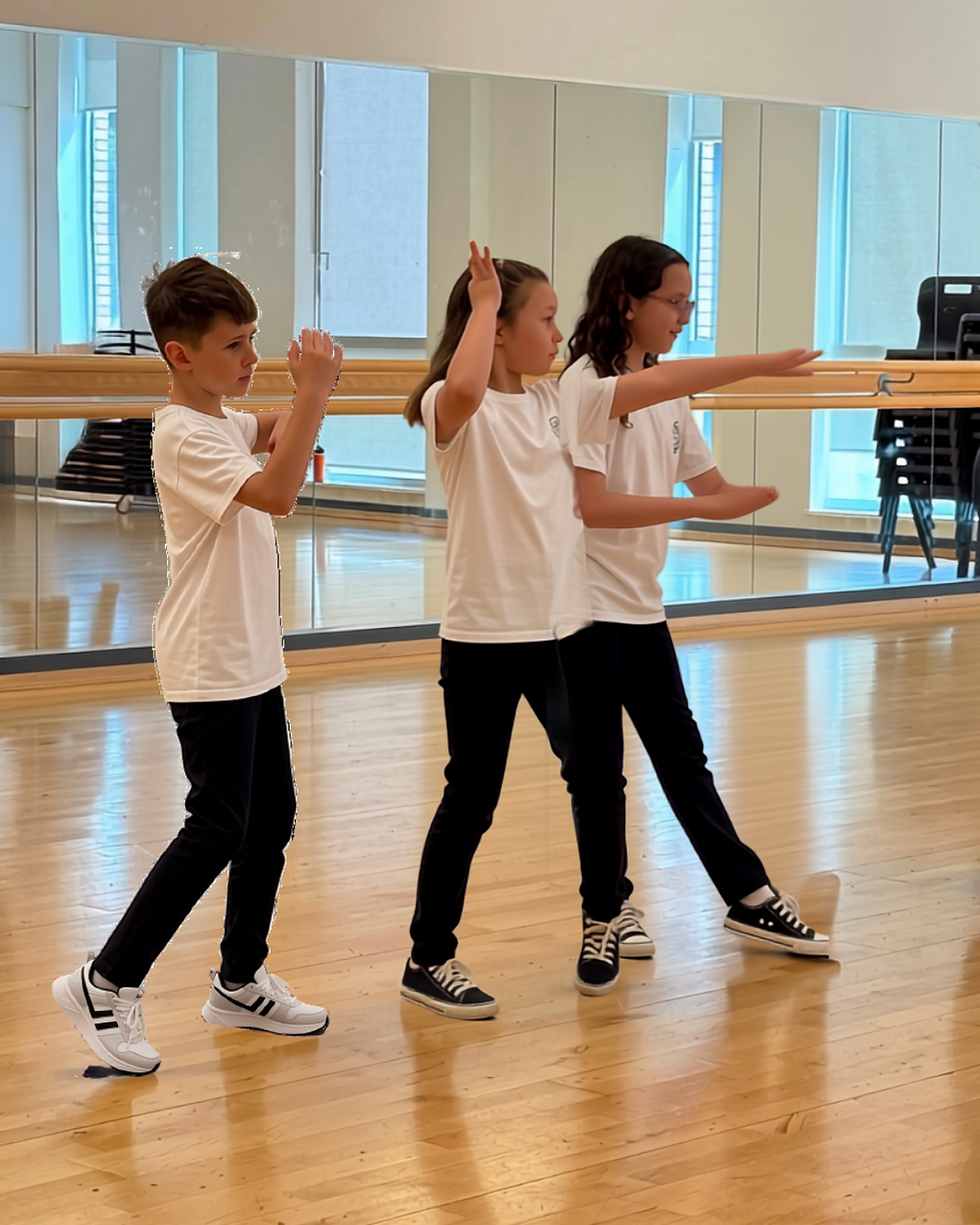 Kids at Street Dance Class