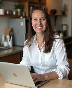 Hannah Life Strategy Coach_white shirt laptop.jpeg
