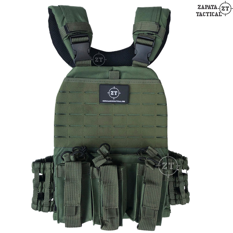 Miniatura: Chaleco Táctico Z-5 Verde corte laser
