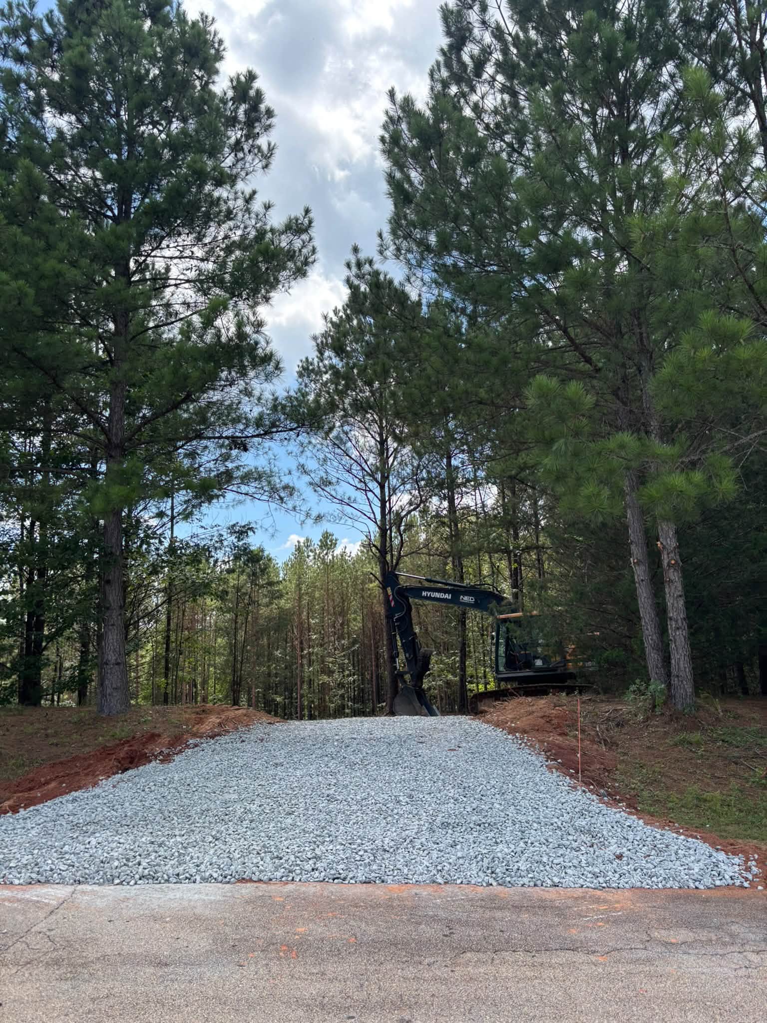 Land clearing and grading project near Morgan County, GA by J. Williams Clearing & Grading