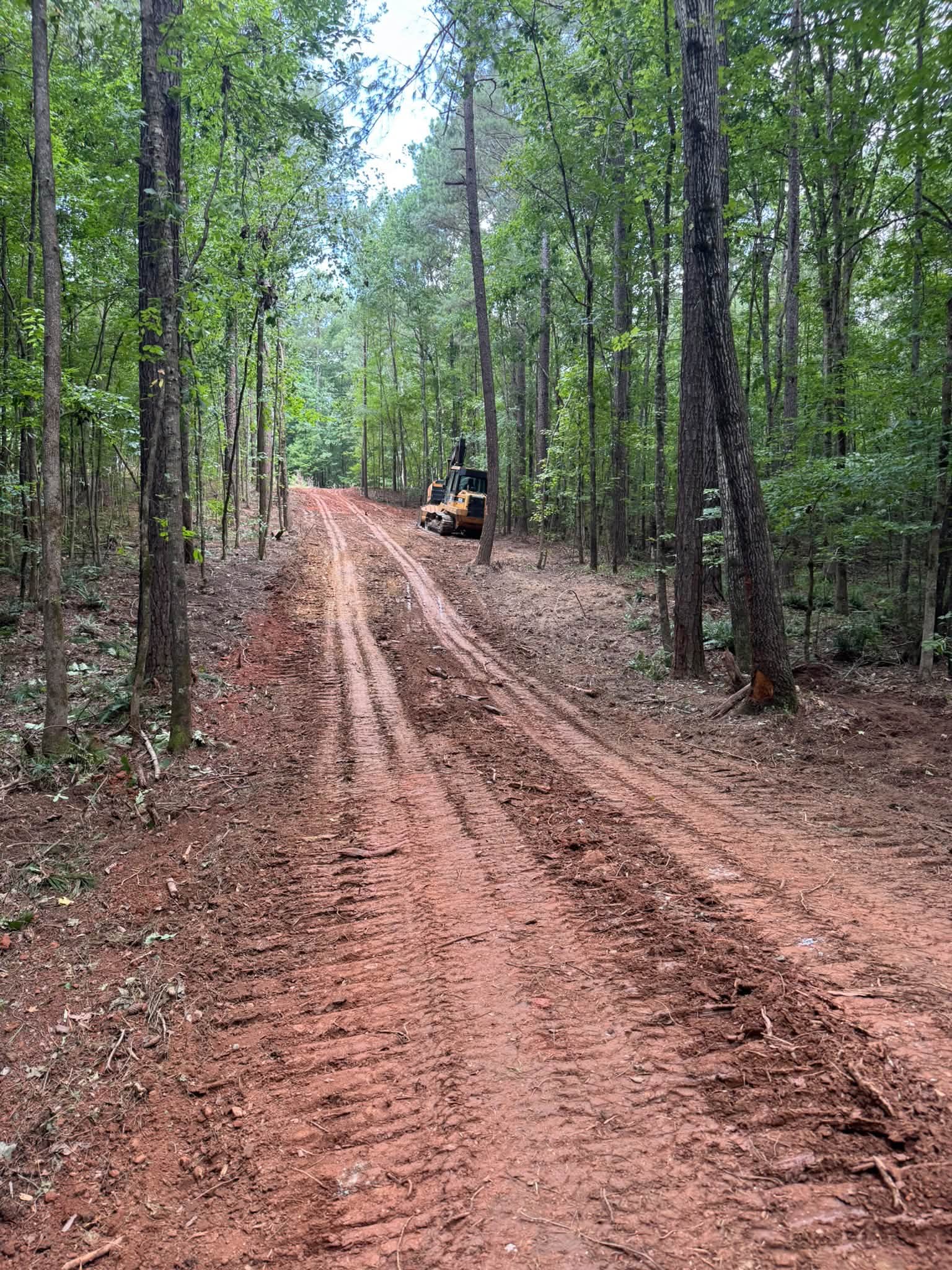 Land clearing and grading project near Jasper County, GA by J. Williams Clearing & Grading