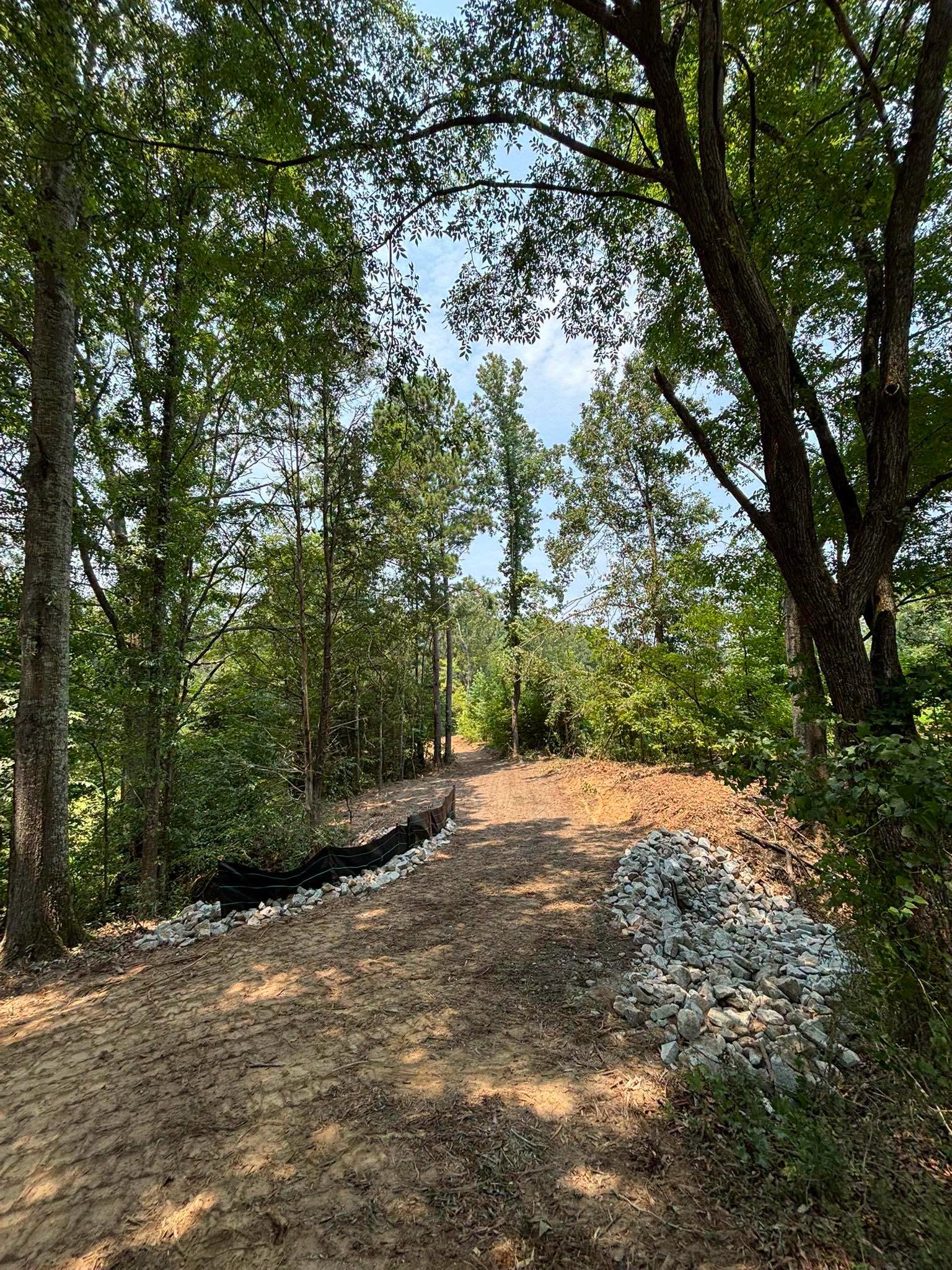 Land clearing and grading project near Jackson, GA by J. Williams Clearing & Grading