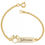 Miniatura: Pulseira Personalizado Infantil Banhada a Ouro 18k