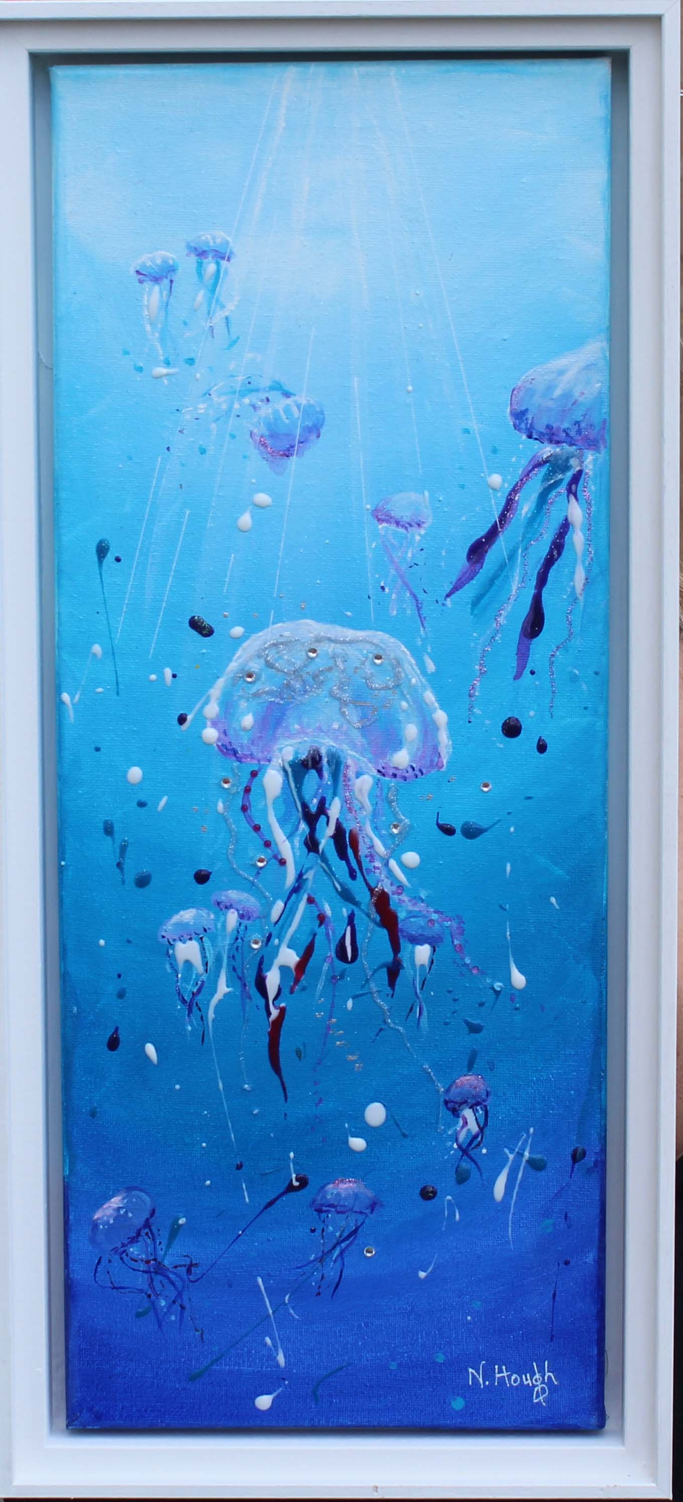 Jelly fish painting | The original painting of Dancing Queen 1