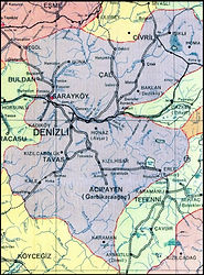 1934 Denizli Haritası